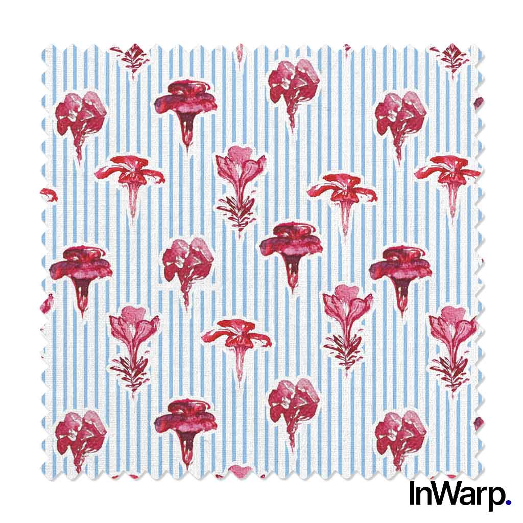 InWarp printed textile sample